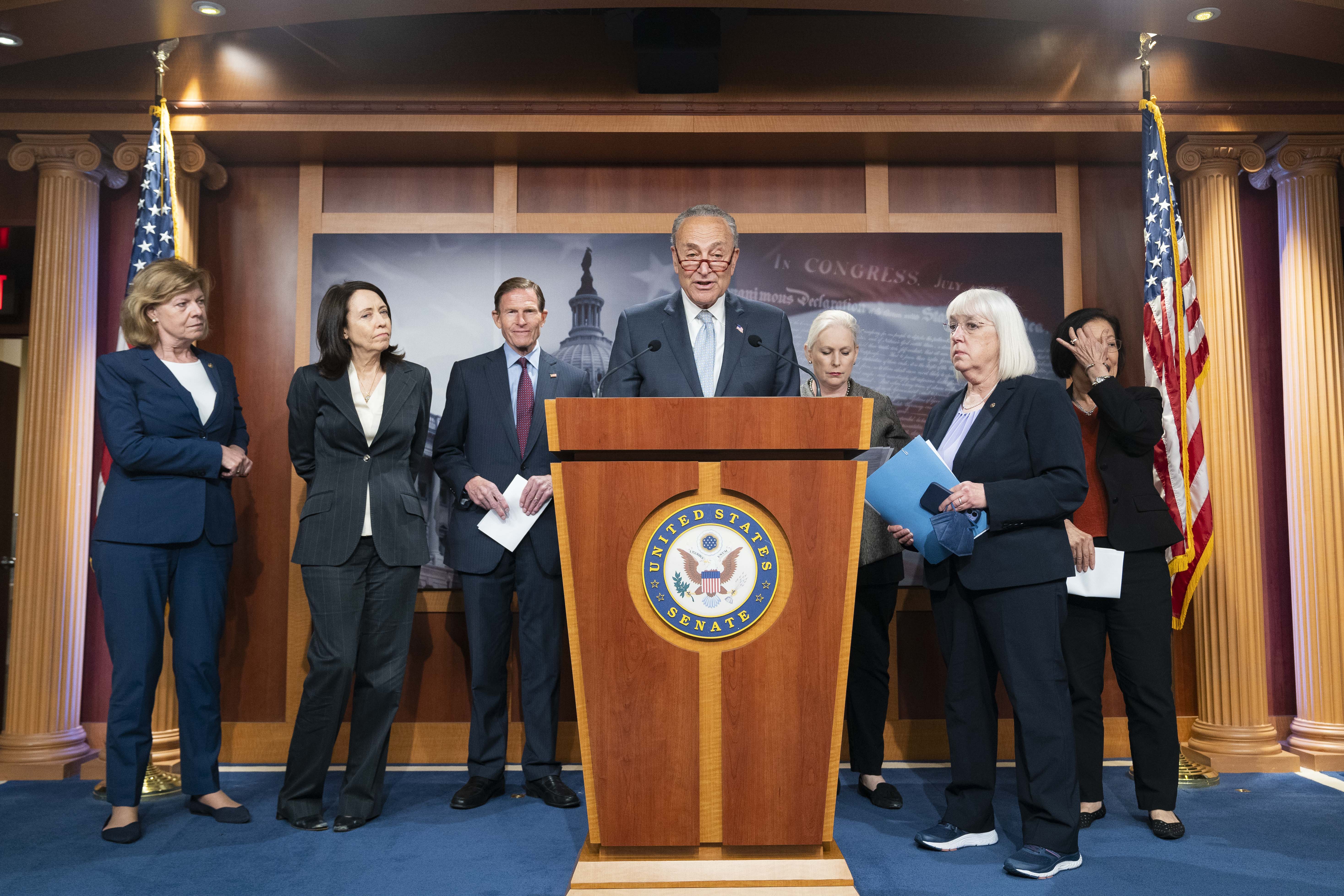 U.S. Senator Richard Blumenthal (D-CT), author and lead Senate sponsor of the Women’s Health Protection Act (WHPA), joined Senate Majority Leader Chuck Schumer (D-NY), Senate HELP Committee Chair Patty Murray (D-WA), and Senate Democratic Women in announcing a vote next week on legislation to protect reproductive freedom.